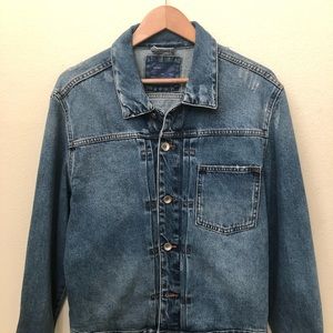 Denim Jacket - Zara Brand - XL( but fits like L )